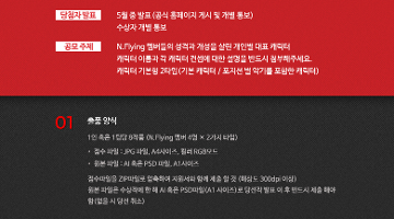 N.Flying  공식 캐릭터 디자인 공모전