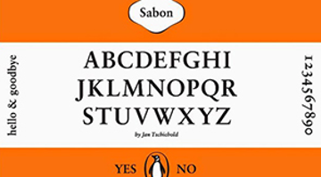 20세기 타이포그래피의 대가, 얀 치홀트의 '사봉(sabon)'